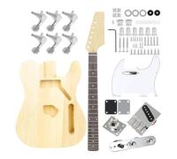 DIY Assembled Complete Set Of Hand-assembled Electric Guitar Basswood Electric Guitar Beginner Playing Wooden Guitar Guitar Body Kit