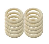DIY Baby Wooden Teething Rings Necklace Bracelet DIY Crafts 35mm 20pcs