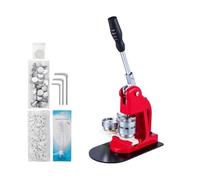 DIY Badge Pin Maker Button Maker Machine 44mm 1.75inch Badge Punch Press Pin Button Maker With 1000 Pcs Button Parts And Circle Cutter
