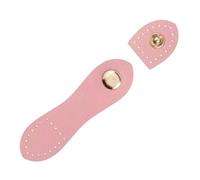 DIY Bag Making Kit Leather Snap Buckles Sewing PU Leather Purse Closure Fasteners for Purse Making Wallet Handbags Button DIY Bag PU Leather Buckle(Pink,10PCS)