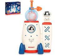 DIY Balloon Space Rocket, Sticker Decorated Balloons Craft Kit for Kids, Rocket Air Pump Fun with Balloon Monster Pals, Universe Space Theme Birthday Party Decorations Gifts for Boys Girls(172PCS)