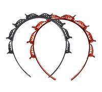 Diy Bangs Hairstyle Hairpin, 2Pcs Double Layer Twist Plait Headband Hair Tools Hollow Woven Sectional Clip Headband For Weddings, Proms, Party, Valentines, Daily Activities (Brown +Black)