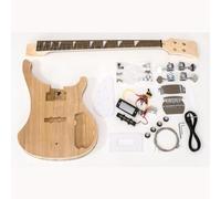 DiY Bass Guitar Kit - RK with Bass Body Made Of Ashwood, Maple Neck with Rosewood Wood Fretboard