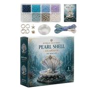 DIY Bead Figure Kit Oceans Style 20cm | PET 3D Model Making Set, Handmade Craft Activity for Quiet Evenings, Four Display Pieces, Suitable for Teens Adults Home Projects