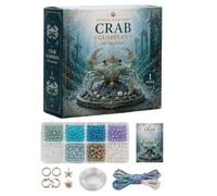 DIY Bead Figure Kit Oceans Style 20cm | PET 3D Model Making Set, Handmade Craft Activity for Quiet Evenings, Four Display Pieces, Suitable for Teens Adults Home Projects