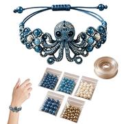 DIY Beaded Bracelet Making Kit, 3D Animal Beaded Bracelet Making Kit, DIY Beginner Jewellery Craft, Cute Handmade Gift for Kids & Adults, Creative Bead Art Hobby Set