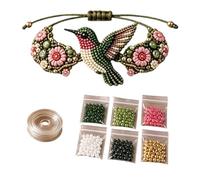 DIY Beaded Bracelet Making Kit, 3D Animal Beaded Bracelet Making Kit, DIY Beginner Jewellery Craft, Cute Handmade Gift for Kids & Adults, Creative Bead Art Hobby Set