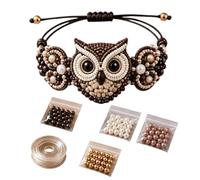 DIY Beaded Bracelet Making Kit, 3D Animal Beaded Bracelet Making Kit, DIY Beginner Jewellery Craft, Cute Handmade Gift for Kids & Adults, Creative Bead Art Hobby Set