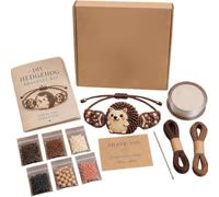 DIY Beaded Bracelet Making Kit, Three-Dimensional Animal Beadwork Jewelry Craft Kits with Instruction Sheet for Adults, Beginner, Friendly & Craft Lovers (Hedgehog)