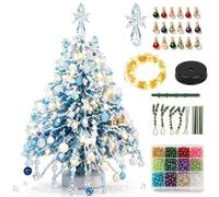 DIY Beaded Christmas Tree Kit,3D Crystal Holiday Craft Set for Adults，#C