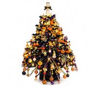 DIY Beaded Christmas Tree Kit, 3D Crystal-Style Lighted Tabletop Decor (#B)