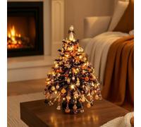 DIY Beaded Christmas Tree Kit, Crystal Holiday Craft Set for Adults