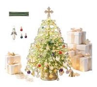 DIY Beaded Christmas Tree Kit Handmade Beading Craft Set with ABS Crystal