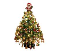 DIY Beaded Christmas Tree Kit, with LED Lights Colorful Beads