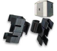 DIY Best Buy Replacement Hinges Compatible with Keter Factor Apex Sheds (2018 Model) - Model DX, Durable PETG, Set of 2, Made in UK, 12-Month Warranty