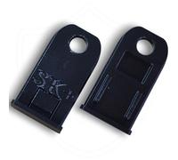 DIY Best Buy Replacement SK Padlock Latch Brackets for Keter Store It Out Storage Boxes ( Replacement for Woodland & Store-It-Out XL, Works with W26H SS SH1 SH2 SH3 )