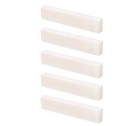 DIY Blank Buffalo Bone Nut String Pillow Replacement for Classical Electric Acoustic Guitar 52x6x10mm (5 Pcs),Acoustic Guitar Accessories