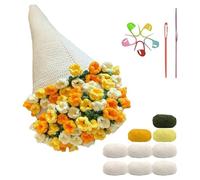 DIY Blanket | Crochet Lily of The Valley | Material Bag for Beginners - for Mom Beginners Birthday Christmas Valentine's Day