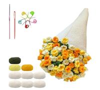 DIY Blanket Kit for Adults,Crochet Lily of The Valley | Bouquet Blanket DIY Handmade - for Beginners Mom Mother Christmas Valentine's Day