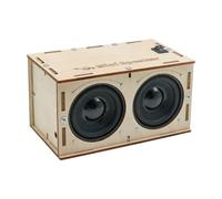 DIY Bluetooth Speaker Box Kit, Electronic Sound Amplifier, Teenage Boy Gifts, Science Experiments for teenager Birthday Gifts for teenager, Builds Your Own Portable Wood Case Bluetooth Speaker Sound