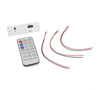 DIY Bluetooth-Speaker Kit, 3W+3W DC 5V Acrylic Shell Soldering Learn | Bluetooth/USB Flash-Drive Playback, Remote Volume-Control, LED Sound Display, Suits Soldering Practice And DIY Teaching