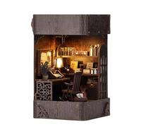 DIY Book Nook - Classical Piano Room Astronomy Bookends Kit Miniature Gothic House, 3D Puzzle for Adult (Detective agency)