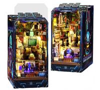 DIY Book Nook Kit - Sci-Fi Energy Lab Theme - 3D Puzzle, Assembly Bookend for Adult