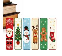 DIY Bookmark Kit 11CT Christmas Stamped Embroidery Craft Page Markers | Embroidery Bookmark Kit for Home Workshop Studio Dormitory Apartment Family Activity Vacation