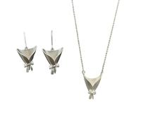 DIY Bouquet Necklace,Wearable Mini Vase Jewelry Collection Chain,Tiny Vase Pendant,Flower Bouquet Holder,MiniBouquet Floral Necklace,Trendy Flower Holder,Pendant to Insert Dried&Real Blooms (Mix)