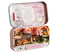 DIY Box Theater, Easy Assemble Decorative Mini Box Theater Model Creative Lovely Miniature Room Kit Home Decoration for Teens Adult Gift (Q-007)