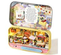 DIY Box Theater, Easy Assemble Decorative Mini Box Theater Model Creative Lovely Miniature Room Kit Home Decoration for Teens Adult Gift (Q-008)