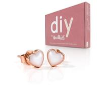 DIY Breastmilk Jewellery Kit "Sweetheart" | Earrings to make yourself, personalised keepsake and birth gift | MILKIES