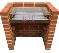 DIY Brick BBQ Kit with Heavy Duty 7mm Stainless Steel Charcoal Grate & Tray with Chrome Grill