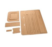 DIY Briefcase Template Kit Kraft Paper Pattern Set for Men | Style, Versatile Use Khaki Fashion Precision Craft Layout, for Professional Settings and Leather Making