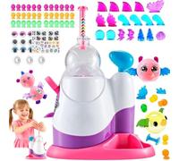 DIY Bubble Kit With Pump For Kids, Creative Reusable Bubble Maker Set With Multiple Molds, Create Monster Shapes For Imaginative Play, Safe Non-Toxic Durable Toy