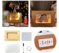 DIY Burning Greeting Card, Christmas Flame Greeting Card, Burning Magic Card With Matches Envelope Wrapped, Surprise Flame Greeting Cards