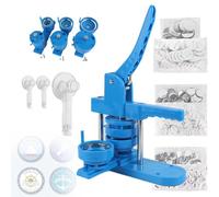 DIY Button Badge Maker Kit with Rotating Cutter, Easy to Create Custom Buttons for Business or Personal Use