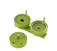 DIY Button Badge Maker Molds, Badge Maker Press Machine Interchange Die Mould Round Punching Die Efficiently DIY Making(Round Green,44mm)