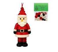 Diy Button Christmas Ornament Kit, Handmade Christmas Button Ornaments, Diy Buttons Snowman Decoration Kit For Holiday Patio Courtyard Outdoor Indoor Lawn Garden Porch Parties