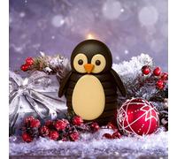 DIY Button Highland Cow Craft Kit, Animal Theme Fun Christmas Button Christmas Tree Ornament Kit with Turtle, Owl, Raccoon, Penguin, Elephant, DIY Christmass Tree Hanging Decorations (Penguin)