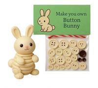DIY Button Highland Cow Craft Kit,Animal Theme Fun Christmas Button Christmas Tree Ornament Kit with Turtle, Owl, Rabbit for Holiday Stocking Filler Gift, Home Window, Xmas Tree Decor