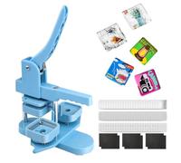 DIY Button Maker Machine for Custom Badges,Includes 100PCS Button Parts,Perfect for Crafting and Personal Projects