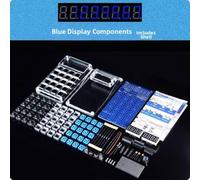 DIY Calculator Kit with 51 Microcontroller, 7-Digit LED Digital Tube Display, Soldering Practice Electronics Kit for Beginners Learning Circuit Assembly and Basic Programming(Blue)