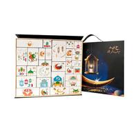 DIY Calendar Boxes to Fill | Middle East Festival Candy Container,Fillable Countdown Calendar Box,for Craft Home Office Apartment Small Business Family Gatherings Art Project Party Favor