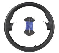 DIY Car Steering Wheel Cover Artificial Leather Braid For Ford For Focus 3 12-14 C-MAX 11-14 For KUGA For Escape 13-16 Hand Stitching(Blu)
