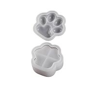 DIY Cat Paw Shaped Container Silicone Mould Epoxy Resin 3D Box Storage Crafts Making Jewellery Supplies