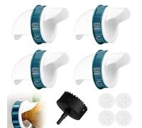 DIY Chicken Feeders Poultry Feeder Port Rainproof Chicken Feeders No Waste Automatic Chick Feeder Kit 4 Ports 1 Hole Saw