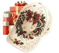 DIY Christmas Beaded Baseball Cap Set DIY Head Decoration | Craft Set Baseball Cap For Adults Beginners Ornament