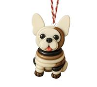 Diy Christmas Button Ornament Making Set, Cute Bulldog Button Christmass Hanging Ornaments Making Set, Christmass Tree Decoration Kits Make Your Own Tree Decoration,for Craft Enthusiasts