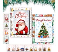 DIY Christmas Gift Card Book for Adults Teens 5x7 Holiday Gift Booklet (2-C)